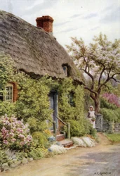 Cottage Door, Elmley Castle, Worcester